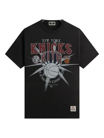 Kith X New York Knicks Msg Burst Jones T-shirt In Black