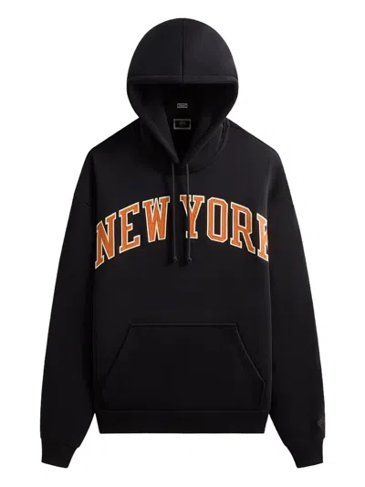 Kith For The New York Knicks Nelson Vintage Hoodie In Black