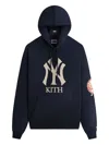Kith X New York Yankees Braxton Hoodie In Blue