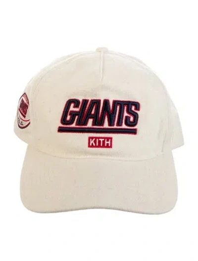 Pre-owned Kith X Nfl Ny Giants Snapback In Neutral