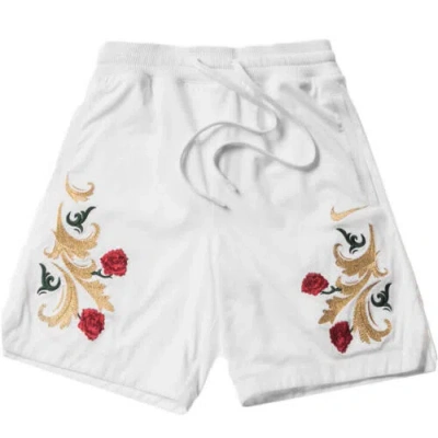 Pre-owned Kith X Nike Lebron Cloak Shorts White/multi Color Size Large Rare