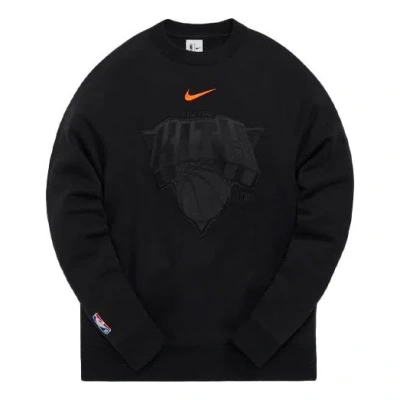 Kith X Nike New York Knicks Fleece Crewneck 'black'