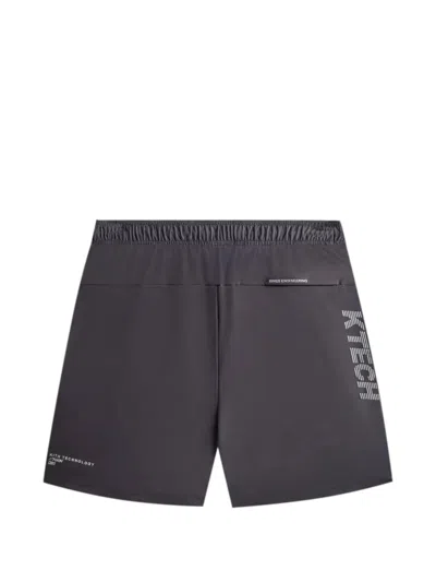 Kith X On Core Logo-print Shorts In Black