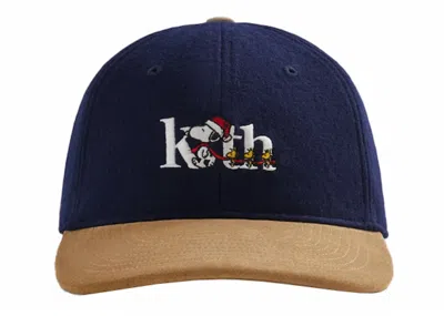 Pre-owned Kith X Peanuts Melton Wool Cap In Nocturnal In Black