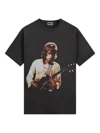 Kith X Rolling Stones Keith Richards T-shirt In Black