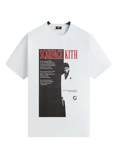 Kith X Scarface Film Poster T-shirt In White