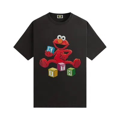 Pre-owned Kith X Sesame Street Alphabet Vintage Tee 'black' | Men's Size Xl