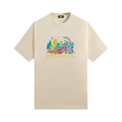 Pre-owned Kith X Sesame Street Camp Vintage Tee 'waffle' | Cream | Men's Size Xs
