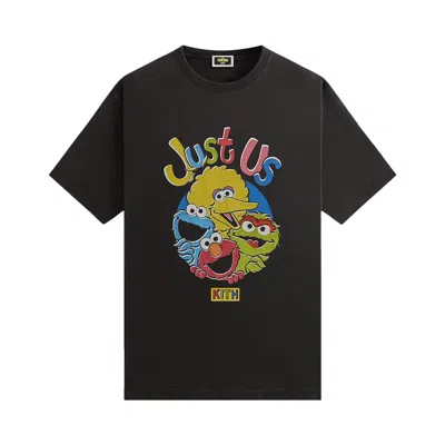 Pre-owned Kith X Sesame Street Just Us Vintage Tee 'black' | Men's Size L