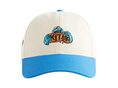 Pre-owned Kith X Sesame Street Kids Cookie Monster Cap In Sandrift