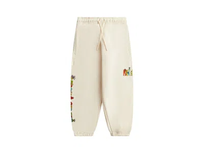 Pre-owned Kith X Sesame Street Kids Nelson Sweatpant In Sandrift