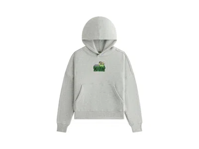 Pre-owned Kith X Sesame Street Kids Oscar Nelson Hoodie In Medium Heather Grey