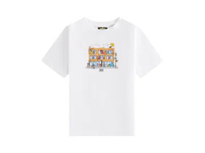Pre-owned Kith X Sesame Street Kids Store Tee Shirt In White