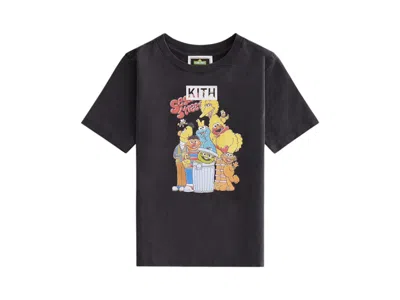 Pre-owned Kith X Sesame Street Kids Vintage Tee Shirt In Black