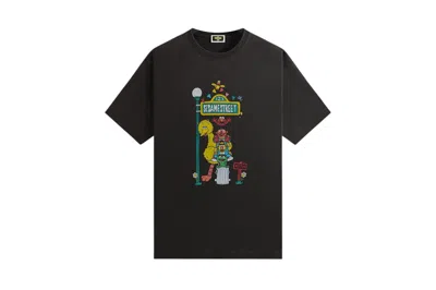 Pre-owned Kith X Sesame Street Lamp Vintage Tee Black