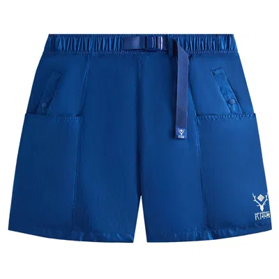 Pre-owned Kith X South2 West8 For Columbia C.s. Belted Short 'current' | Blue | Men's Size Xs