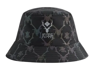 Pre-owned Kith X South2 West8 For Columbia Dawson Bucket Hat In Black