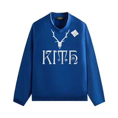 Pre-owned Kith X South2 West8 For Columbia Dayton Combo Pullover 'current' | Blue | Men's Size S