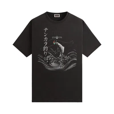 Pre-owned Kith X South2 West8 For Columbia Tenkara Vintage Tee 'black' | Men's Size M