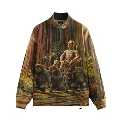 Pre-owned Kith X Star Wars King C-3po Quarter Zip 'terra' | Multi-color | Men's Size Xs