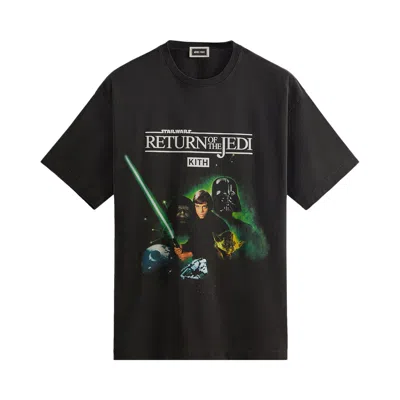 Pre-owned Kith X Star Wars Luke Poster Vintage Tee 'black'