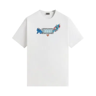 Pre-owned Kith X Superman Booth Vintage Tee 'white' | Men's Size Xl