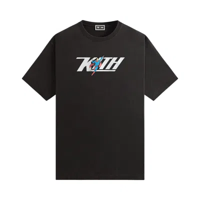 Pre-owned Kith X Superman Flight Vintage Tee 'black' | Men's Size Xl