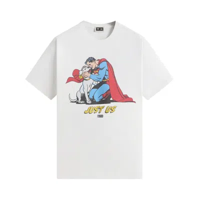 Pre-owned Kith X Superman Just Us Vintage Tee 'white' | Men's Size L