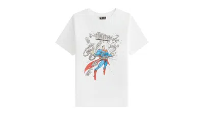 Pre-owned Kith X Superman Kids Chains Vintage Tee Shirt In White