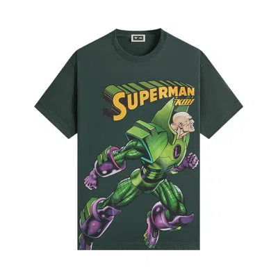 Pre-owned Kith X Superman Lex Luthor Tee 'stadium' | Green | Men's Size M