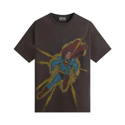 Pre-owned Kith X Superman Lightning Bolt Tee 'black' | Men's Size Xl