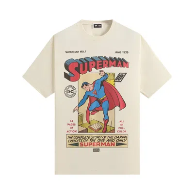 Pre-owned Kith X Superman No.1 Vintage Tee 'sandrift' | Tan | Men's Size L