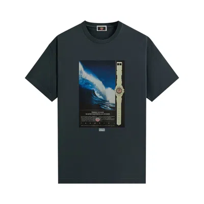 Pre-owned Kith X Tag Heuer Formula 1 Miami Vintage Tee 'nocturnal' In Blue