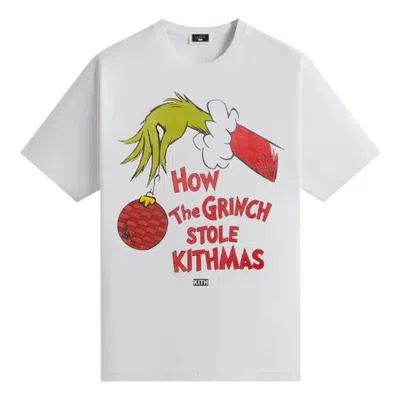 Kith X The Grinch Book Title Vintage T-shirt 'white'