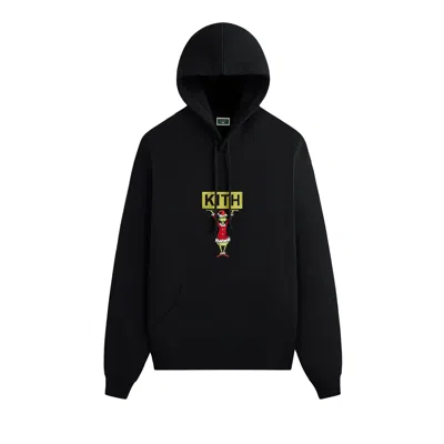 Pre-owned Kith X The Grinch Classic Logo Williams Iii Hoodie 'black Beauty' | Men's Size Xl