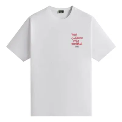 Kith X The Grinch Feast Vintage T-shirt 'white' In Gray