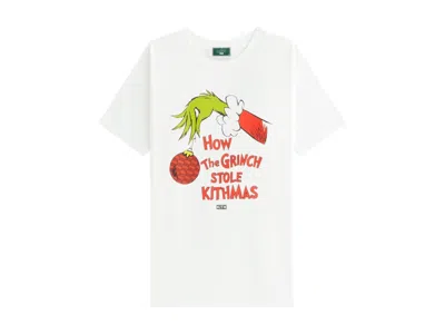 Pre-owned Kith X The Grinch Kids Book Title Tee Shirt In White
