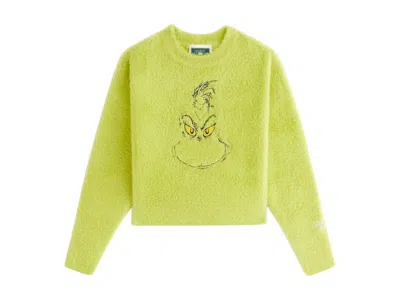 Pre-owned Kith X The Grinch Kids Mohair Sweater In Matcha