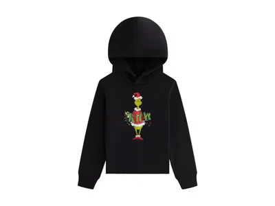 Pre-owned Kith X The Grinch Kids Ornament Williams Hoodie In Black