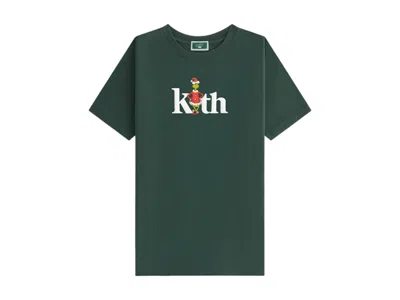 Pre-owned Kith X The Grinch Kids Serif Tee Shirt In Stadium In Gray
