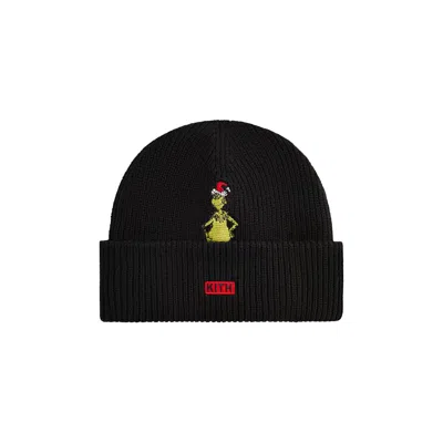 Pre-owned Kith X The Grinch Mia Beanie 'black' | Men's Size Onesize