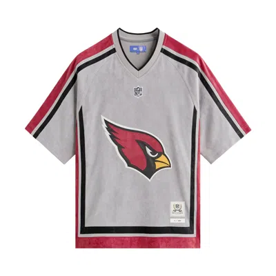 Pre-owned Kith X The Nfl For The Arizona Cardinals Leon Shirt 'drift' | Grey | Men's Size Xl