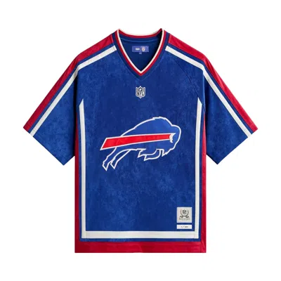 Pre-owned Kith X The Nfl For The Buffalo Bills Leon Shirt 'current' | Blue | Men's Size S