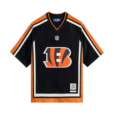 Pre-owned Kith X The Nfl For The Cincinnati Bengals Leon Shirt 'black' | Men's Size Xl