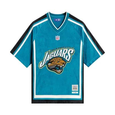 Pre-owned Kith X The Nfl For The Jacksonville Jaguars Leon Shirt 'opal' | Blue | Men's Size Xs