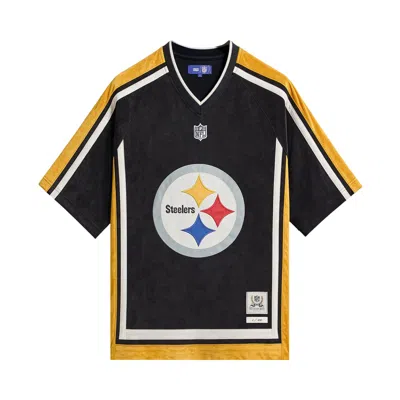 Pre-owned Kith X The Nfl For The Pittsburgh Steelers Leon Shirt 'black' | Men's Size Xs