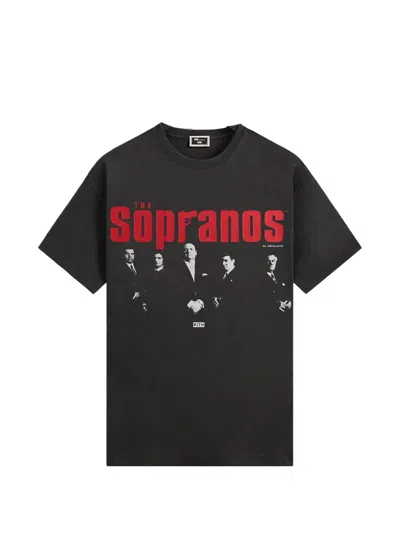 Kith X The Sopranos Est. 1990 Poster Vintage T-shirt In Black