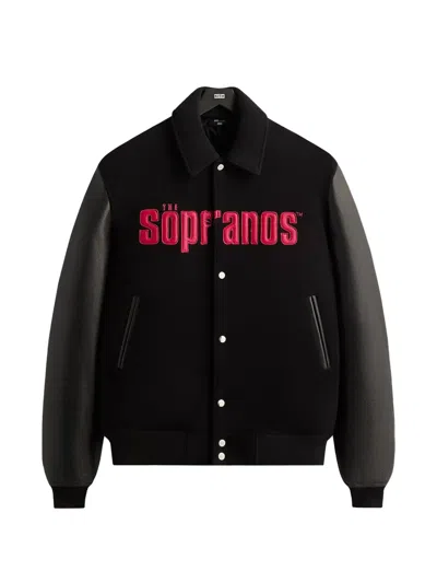 Kith X The Sopranos Varsity Jacket In Black