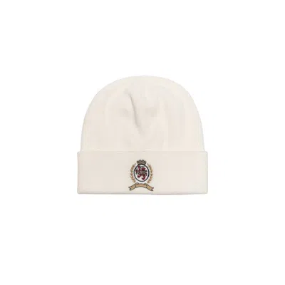 Pre-owned Kith X Tommy Hilfiger Crest Beanie In Snow White