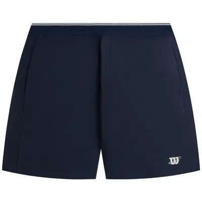 Pre-owned Kith X Wilson Connor Court Short 'nocturnal' | Blue | Men's Size Xxl